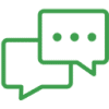 Icon representing communication