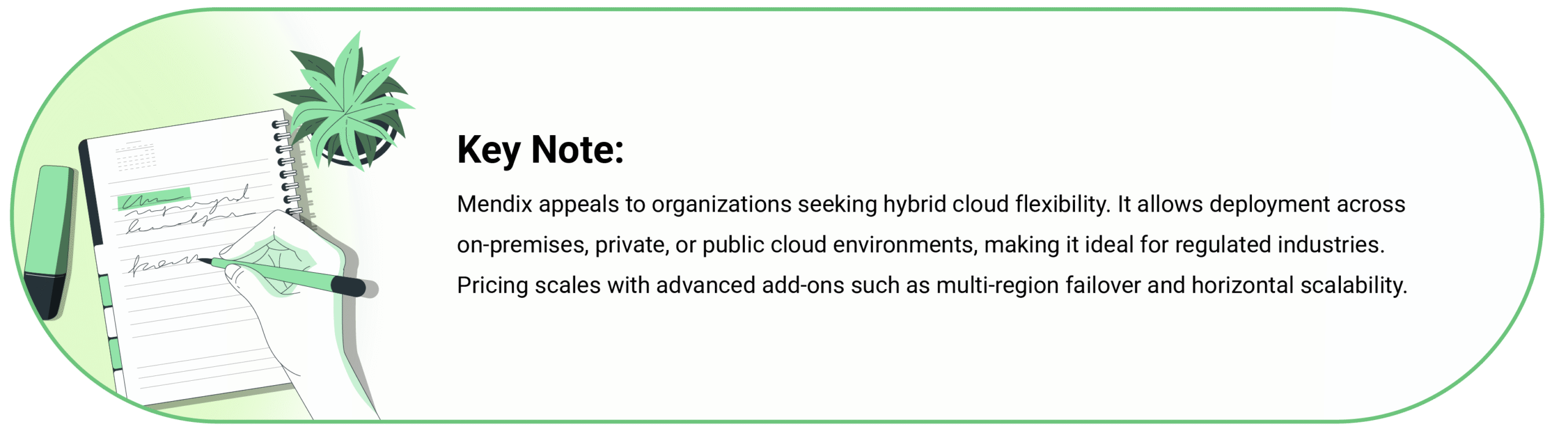 Image Represents key notes of mendix